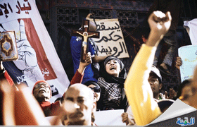 طلاب بالأزهر يحتجون على تسمم المئات من زملائهم واتهامات لـ “الإخوان” بتدبير الواقعة للإطاحة بـ“الطيب”