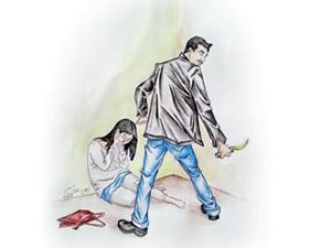 يقتل زوجته ويقطعها بالمنشار ويحرقها لسوء سمعتها