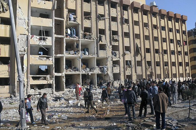 ارتفاع حصيلة قتلى انفجاري حلب إلى 87 شخصاً
