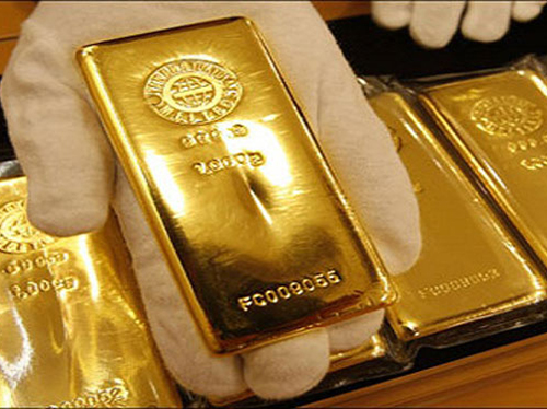 ارتفاع الذهب عالميا وبالمقابل انخفاض الدولار