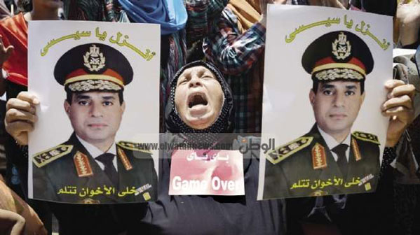 تفريق «رابعة والنهضة» تدريجيا ومقتل 8 مسلحين في سيناء